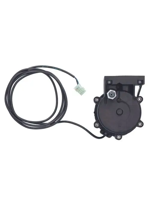 JUDO Ersatzteil eines Wasserzählers mit einem elektrischen Anschlusskabel und einem runden Gehäuse, das zur Installation in Wasserzählern verwendet wird.